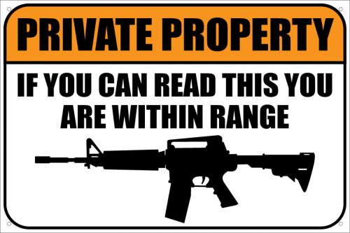 Private Property Aluminum Sign