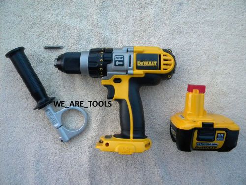 New dewalt 18v cordless dcd970 hammer drill, dc9180 lit-ion battery 18 volt xrp for sale