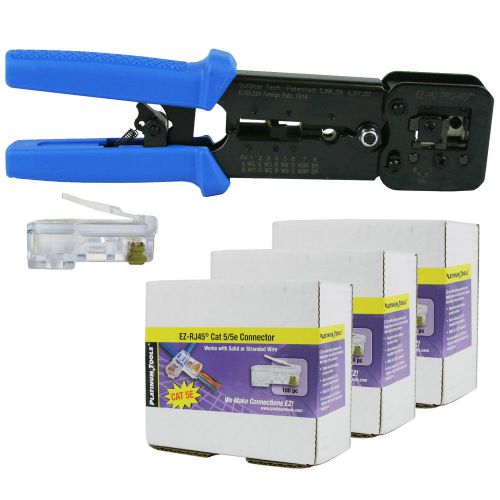 Platinum Tools 100054 EZ-RJPRO HD Crimp Tool, EZ-RJ45 Cat5/5e 300 Connectors