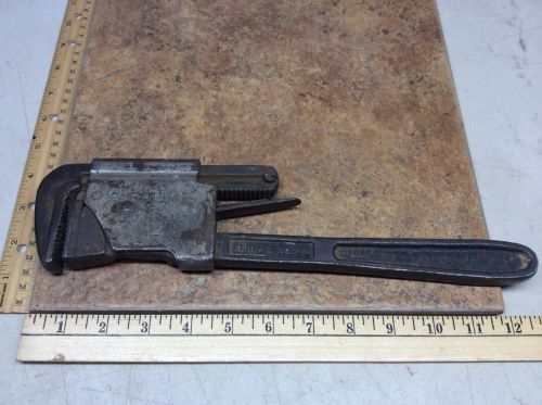 Rare antique baumo adjustable pipe wrench in working condition for sale