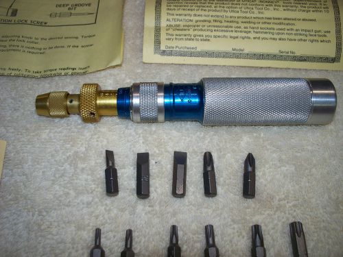 Utica TS-35 Limiting Torque Screwdriver 6-36 in/lb