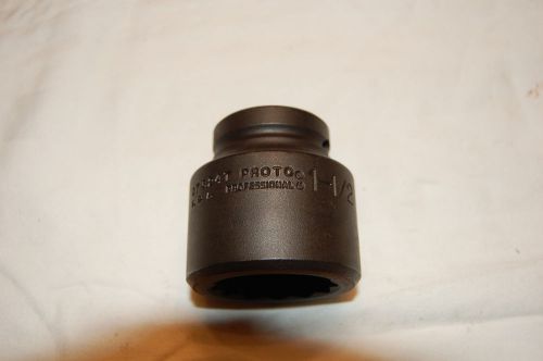 Proto 3/4&#034; Drive 1-1/2&#034; Impact Socket 12 Point 07524T