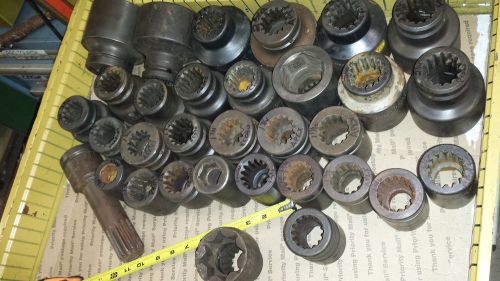 Lot of spline drive impact sockets for sale