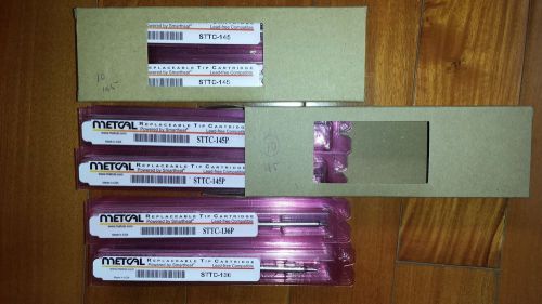 METCAL Replacement Tip Cartridges QTY 20 STTC-145 &amp; QTY STTC-136 all new
