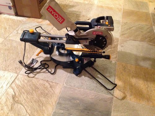 Ryobi TSS100L 13 Amp 10 in. Sliding Miter Saw W/Laser Free Shipping Gently  Used