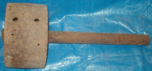 Bh345 antique vtg hit miss line shaft flat belt pulley steel wheel for sale