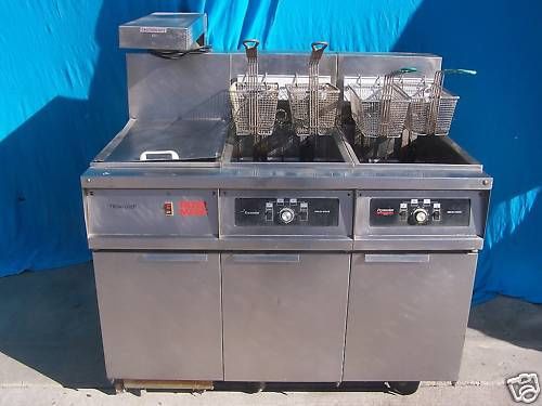 FRYMASTER ELECTRIC 2 BAY FRYER DUMP STATION &amp; FILTER NR