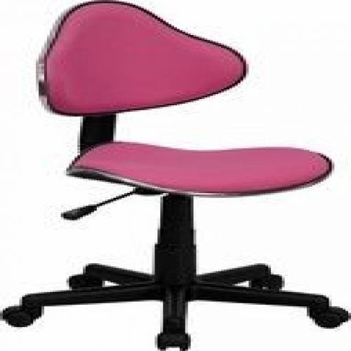 Flash Furniture BT-699-PINK-GG Pink Fabric Ergonomic Task Chair