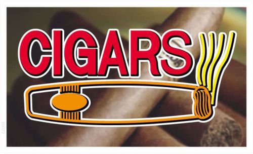 bb073 Cigars Banner Shop Sign