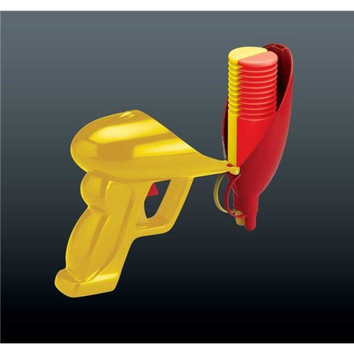 Sure Fire Condiment Gun Ketchup Mustard Barbecue Sauce Dispenser