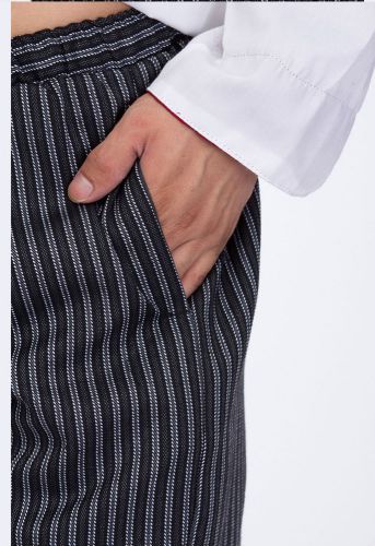 Hotel Chef Uniform Black and White Canteen Uniform Trousers Chef Zebra Pants New
