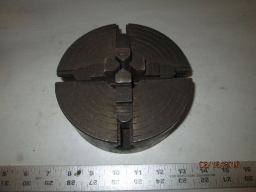 MACHINIST TOOLS LATHE MILL NICE 6&#034; 4 Jaw BUCK Lathe Chuck 1 1/2&#034; Center