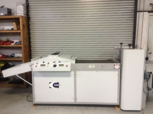 ec Lighting UV Coater, Manual Feed, Video on our website