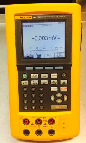 Fluke 744 Documenting Process Calibrator Calibrated @ Fluke w/cert Current Firm