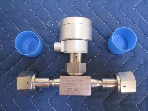 NUPRO STAINLESS STEEL VALVE SS-6BK-V16-1C. New