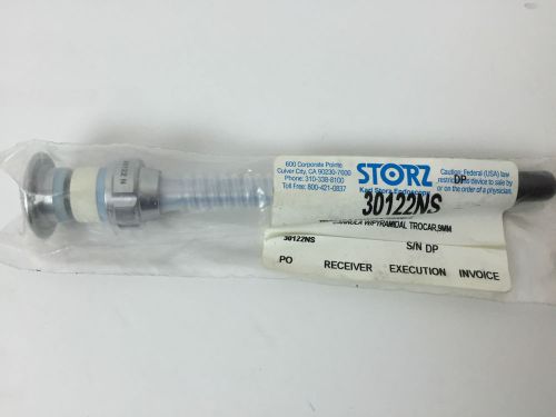 Storz 30122NS Trocar &amp; Cannula Flexable cannula w/pyramidal Trocar 9mm