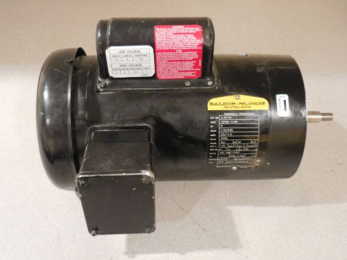 Used baldor jl3515a 2hp 115/230v 3450rpm 1ph 56j frame c face pool pump motor for sale