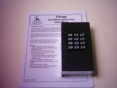 Trilogy electronic digital lock for sale