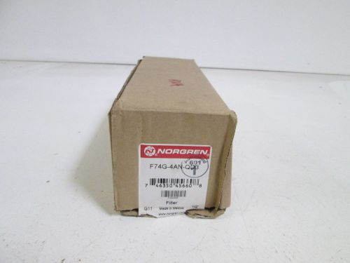 NORGREN FILTER F74G-4AN-QD3 *NEW IN BOX*