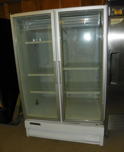 UNIVERSAL NOLIN TWO DOOR LOW TEMP  MERCHANDISER DISPLAY FREEZER