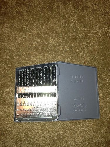 Machinists - Split Point -  #1 to #60 Cobalt Drill Bit Set. Huot Case.