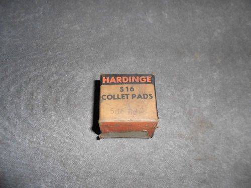 Hardinge S16 Collet Pads 5/16&#034; Round