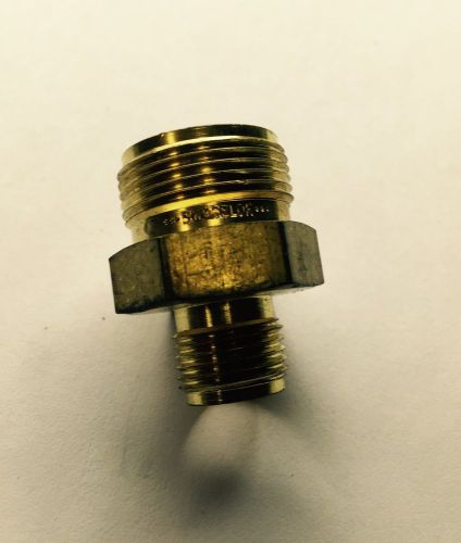 Swagelok brass b-810-6-4 reducing union [lot of 3] for sale