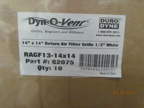 14&#034; x 14&#034;  A/C RETURN AIR Grille  Register Vent - &#034;QTY 10&#034;