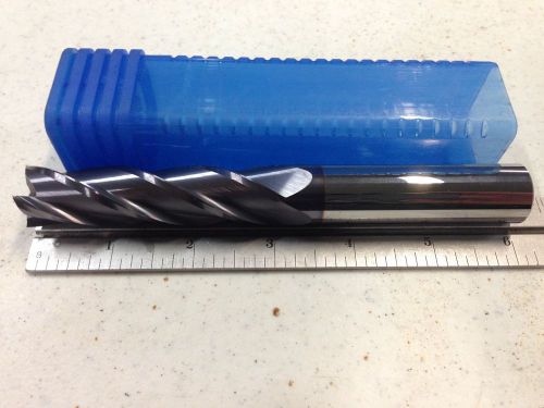 Niagara Carbide Endmill 3/4 4flute 6 in long 30deg Helix Tialn coated