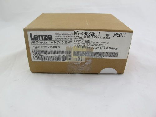 *NEW* LENZE E82EV251K2C FREQUENCY INVERTER 8200 VECTOR *60 DAY WARRANTY*