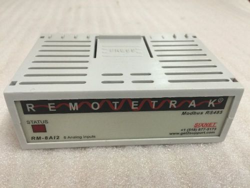 Remotetrak Modbus RS485, Sixnet RM-8A12, RM8A12, RM-8AI2, Shipsameday#1224N