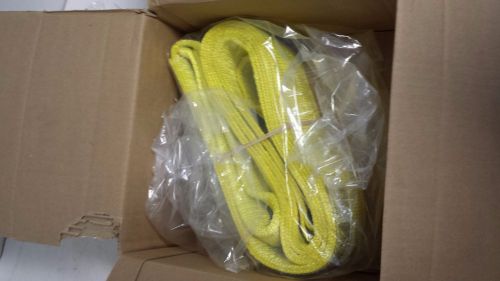 Mazzella ee2-904 nylon web sling e&amp;e 4 ply 10&#039; x 4&#034;  12&#034; flat eyes 11500 lbs for sale