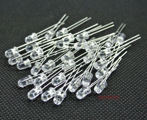 5mm BLUE LED super bright 6000mcd &amp; free resistors.50pcs