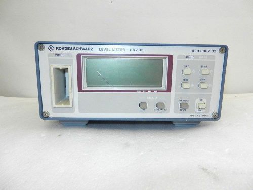 ROHDE &amp; SCHWARZ URV35 LEVEL METER (ITEM# 542 /14)