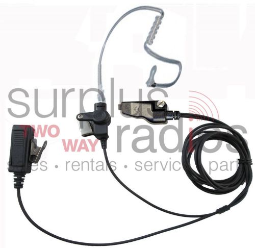 NEW 2 WIRE SURVEILLANCE HEADSET FOR KENWOOD RADIO TK280 TK380 TK2180 TK3180