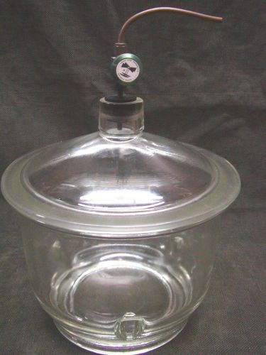 PYREX LARGE Glass Vacuum Desiccator lab