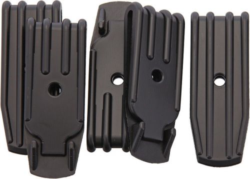 Armory Plastics AB1 Plastic Belt Clip 1 Hole 5 Pk Black Plastic for Molle Gear