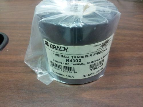 BRADY Thermal Transfer Printer Ribbon, 4300  R4302