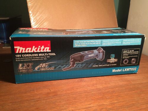 MAKITA 18V LXMT02Z CORDLESS BATTERY OSCILLATING MULTI TOOL