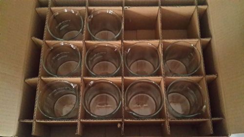 10 new vwr griffin beakers with double-capacity scale, borosilicate glass 250ml for sale