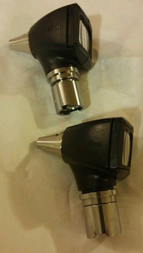 (2) Welch Allyn Diagnostic 3.5V Otoscope Head 25020a