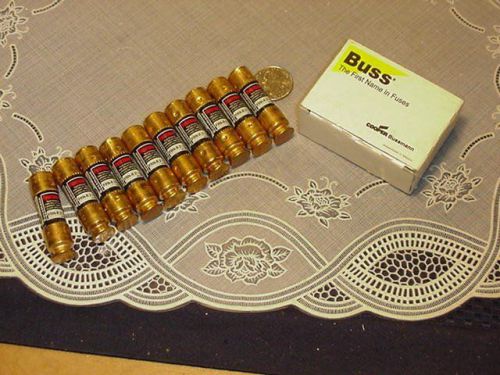 Box of Ten (10)  Cooper Bussmann FRN-R-2 1/2 FuseTron Fuses 250V Current Limitng