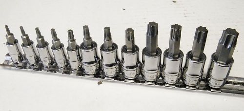 Snap-on NEW 12pc  TORX  Driver Socket Set  NEW