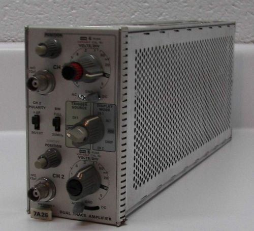 TEKTRONIX 7A26 DAUL TRACE AMPLIFIER MODULAR