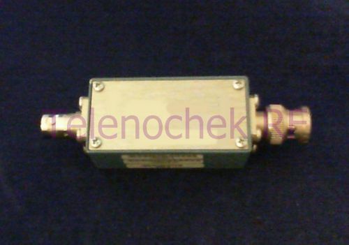 Rf microwave notch filter 61.6 mhz cf/ 6.30 mhz bw/ power   5 watt / data for sale