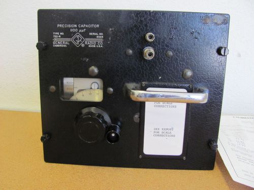 GENERAL RADIO 722-N PRECISION VARIABLE CAPACITOR