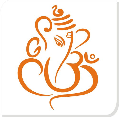 om-aum ganesh ji sadaa sahai car vinyl sticker window/truck/decal #01