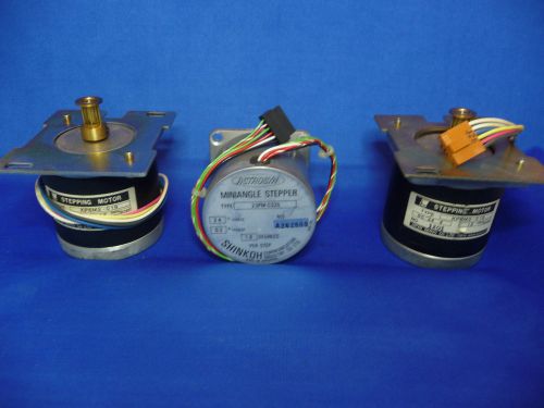 Lot of 3 STEPPING MOTORS SEE DISCRIPTION