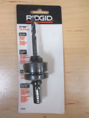 Ridgid 7/16&#034; Hole Saw Mandrel 7038