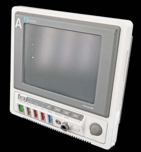 Marquette Eagle 10&#034; Medical Vital Sign ECG BP Patient Display Monitor PARTS